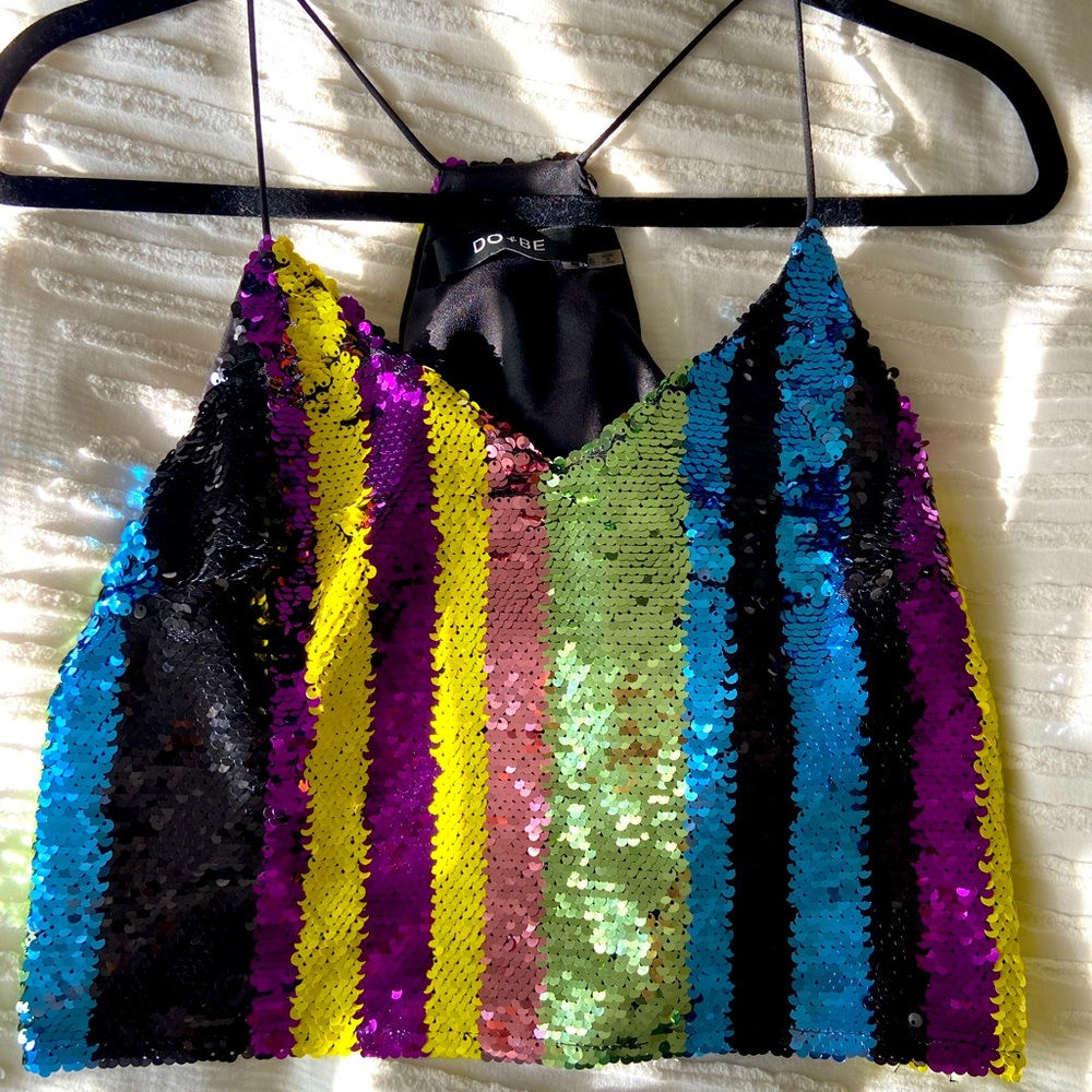 DO + BE Women’s Sequin Tank Top